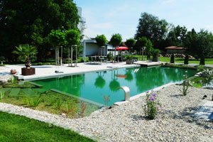 Wir beraten Sie zu den Möglichkeiten der Realisierung eines Schwimmteichs in Ihrem persönlichen Garten.